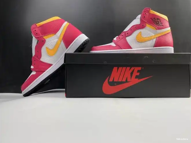 Cheap TBkick High Fusion 555088-603 Red Jordan OGLight Air 1 0515